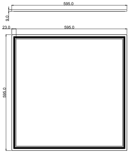 healthy LED panel light