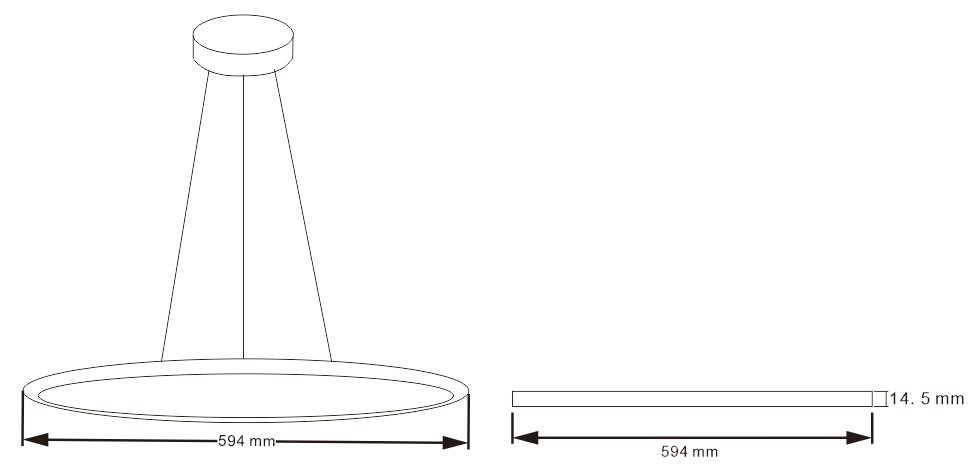 Edge-lit LED panel light