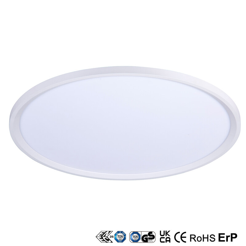 Round surface mounted LED panel