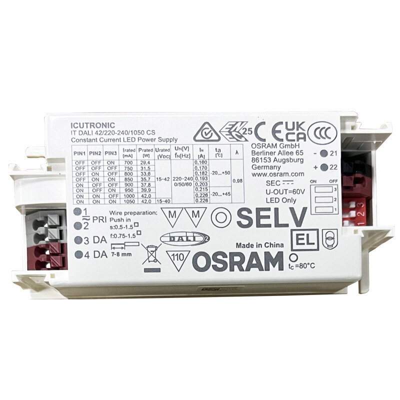 Osram DALI-2 dimmable driver 42W