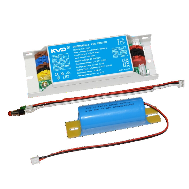 Emergency Battery 2.5W 3H